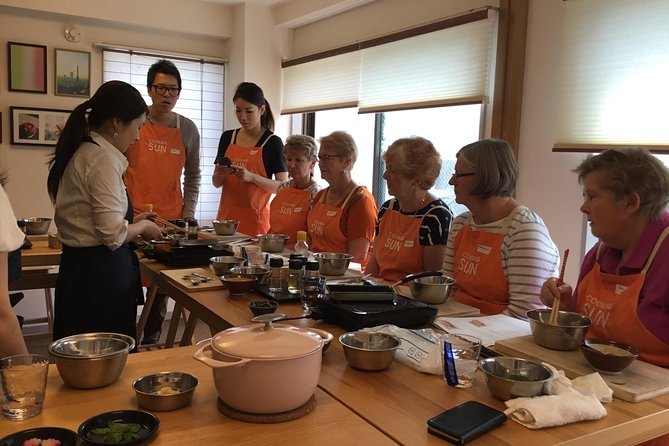 Small-Group Wagyu Beef and 7 Japanese Dishes Tokyo Cooking Class - Class Details