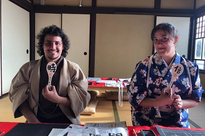 An Amazing Set of Cultural Experience: Kimono, Tea Ceremony and Calligraphy - Calligraphy Workshop