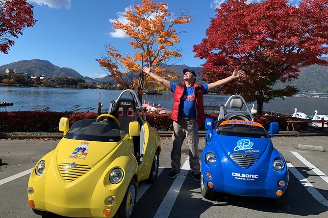 Cute & Fun E-Car Tour Following Guide Around Lake Kawaguchiko - Exploring Lake Kawaguchiko